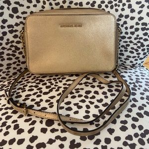 Michael Kors Gold Crossbody Bag